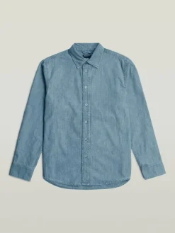 Spijkerblouse - regular fit - lichtblauw