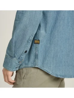 Spijkerblouse - regular fit - lichtblauw