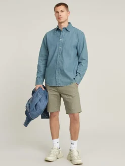 Spijkerblouse - regular fit - lichtblauw