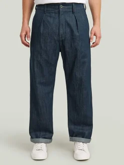 Spijkerbroek - comfort fit - donkerblauw