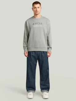 Spijkerbroek - comfort fit - donkerblauw