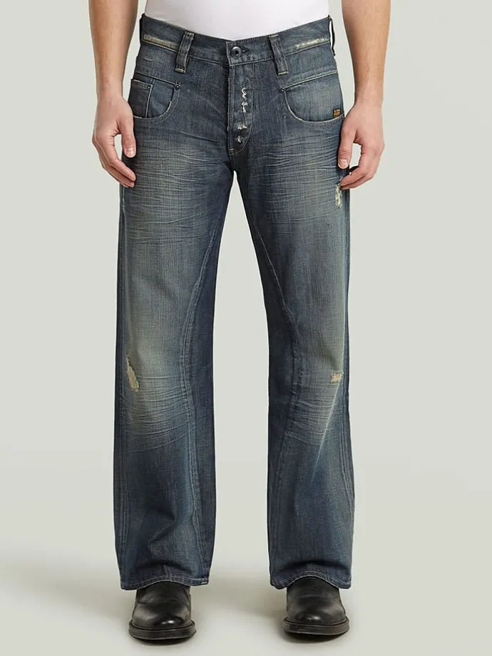 Spijkerbroek - comfort fit - donkerblauw