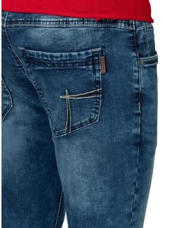 Spijkerbroek "Eduardo" - slim fit - blauw