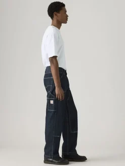 Spijkerbroek "568" - loose fit - donkerblauw