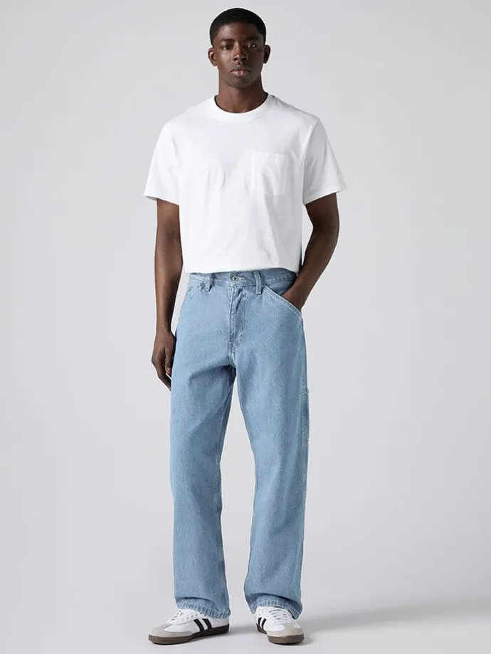Spijkerbroek "568" - loose fit - lichtblauw