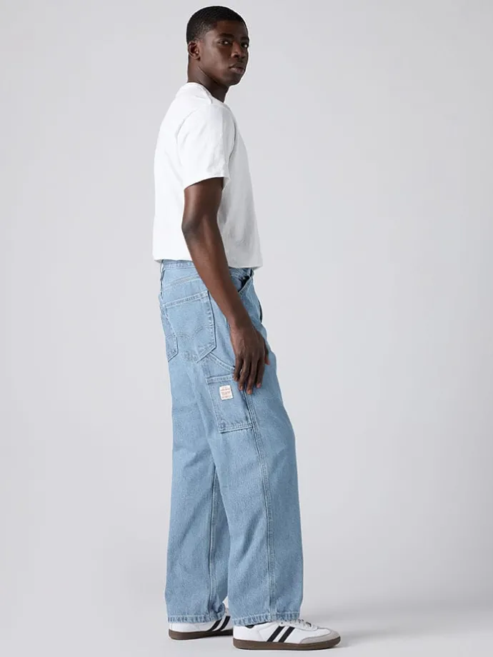 Spijkerbroek "568" - loose fit - lichtblauw
