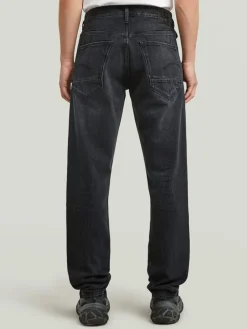Spijkerbroek "Morry" - tapered fit - antraciet