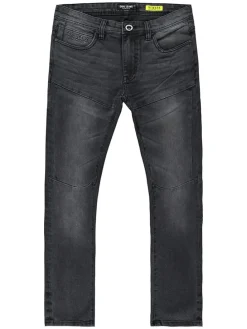 Spijkerbroek "Newark" - tapered fit - antraciet