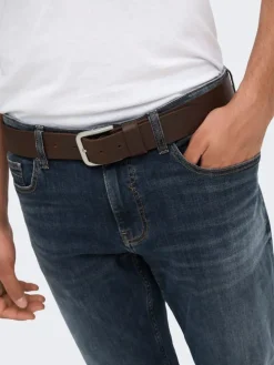 Spijkerbroek "Onsloom" - slim fit - donkerblauw