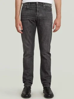 Spijkerbroek "3301" - regular fit - antraciet