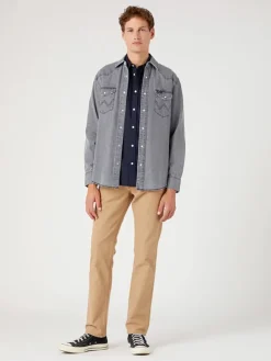 Spijkerbroek - regular fit - beige