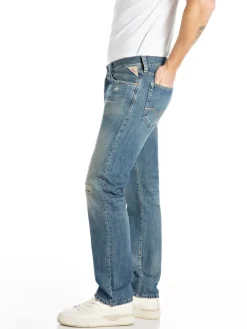 Spijkerbroek - regular fit - blauw