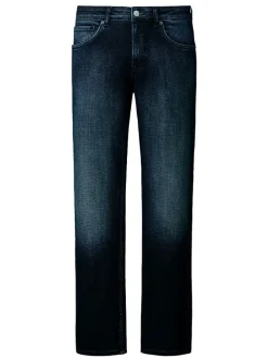 Spijkerbroek - regular fit - donkerblauw