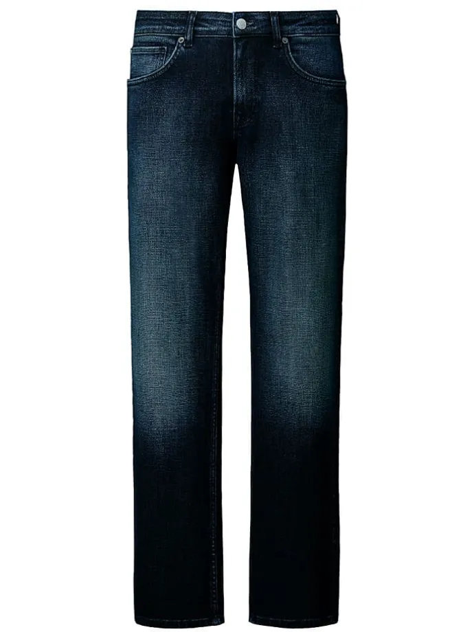 Spijkerbroek - regular fit - donkerblauw