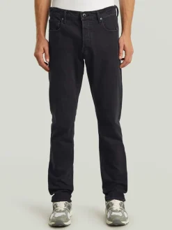 Spijkerbroek - regular fit - zwart