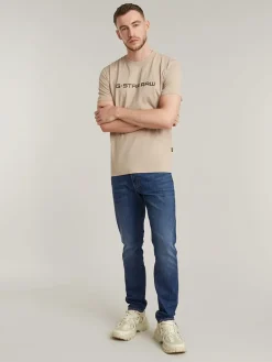 Spijkerbroek - skinny fit - donkerblauw