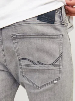 Spijkerbroek - skinny fit - grijs