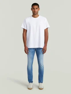 Spijkerbroek - skinny fit - lichtblauw