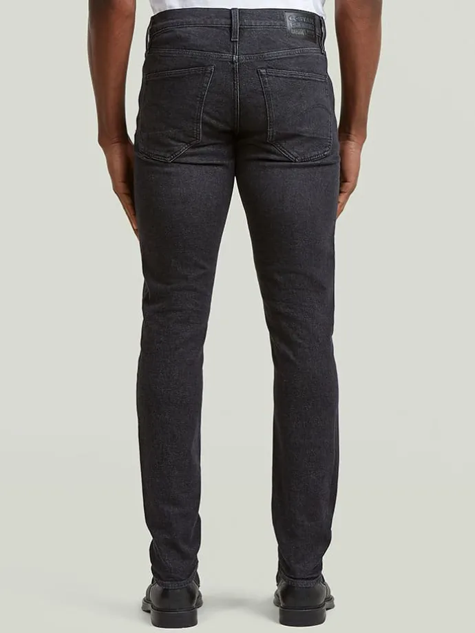 Spijkerbroek "3301" - slim fit - antraciet