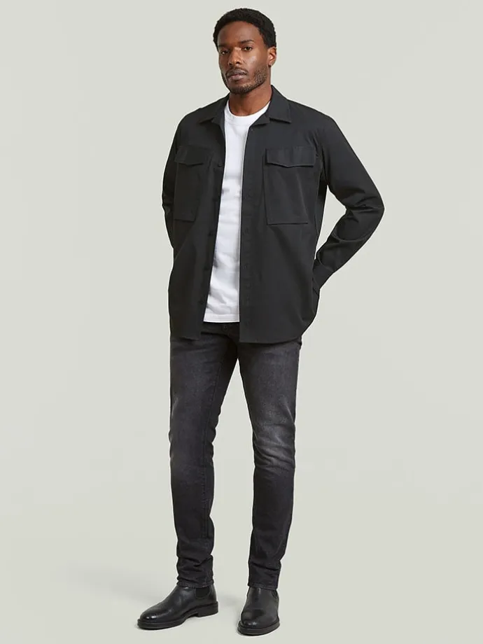 Spijkerbroek "3301" - slim fit - antraciet