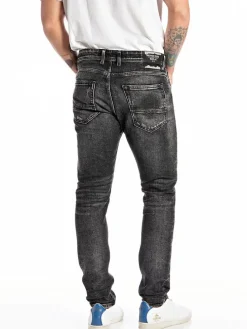 Spijkerbroek - slim fit antraciet