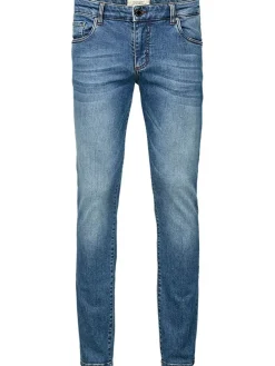Spijkerbroek - slim fit - blauw