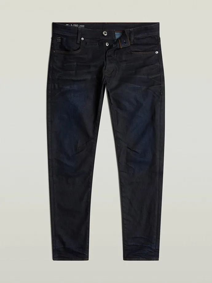 Spijkerbroek - slim fit - donkerblauw