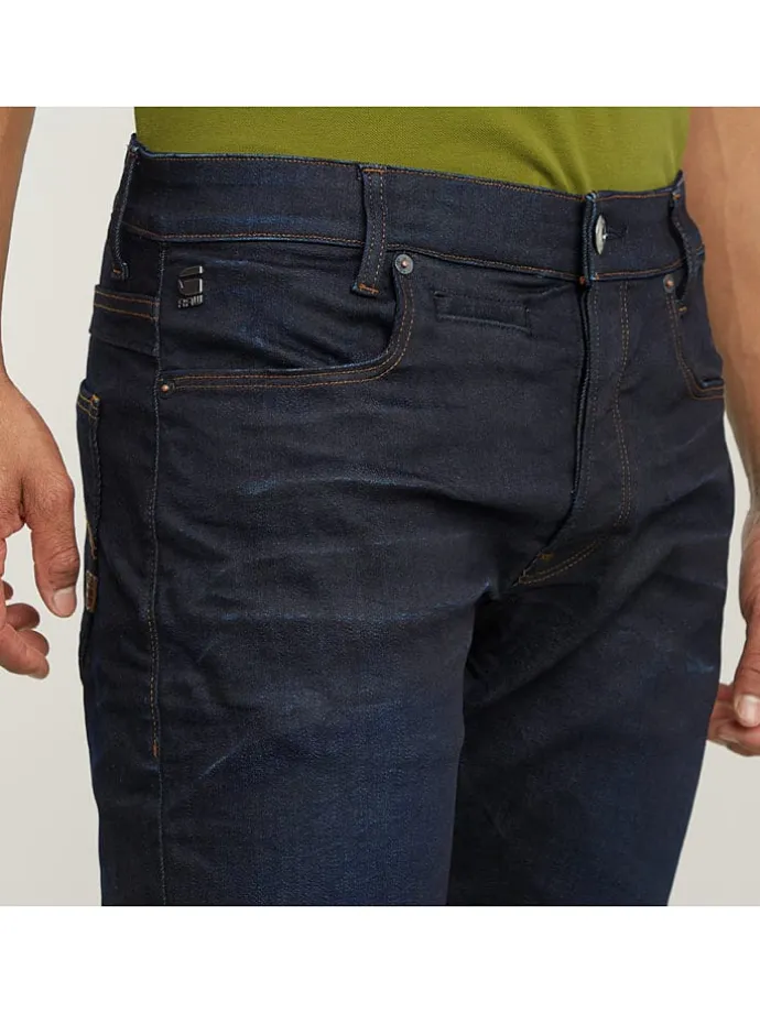 Spijkerbroek - slim fit - donkerblauw