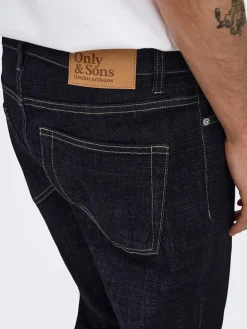 Spijkerbroek - slim fit - donkerblauw