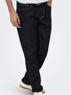 Spijkerbroek - slim fit - donkerblauw