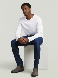 Spijkerbroek "3301" - slim fit - donkerblauw