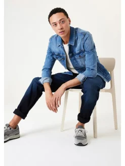 Spijkerbroek - slim fit - donkerblauw