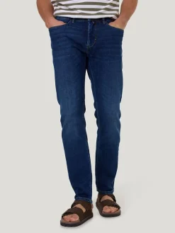 Spijkerbroek - slim fit - donkerblauw