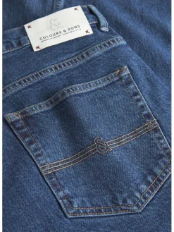 Spijkerbroek - slim fit - donkerblauw
