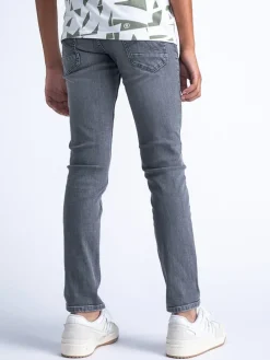 Spijkerbroek - slim fit - grijs