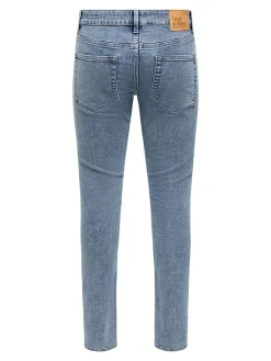 Spijkerbroek - slim fit - grijs