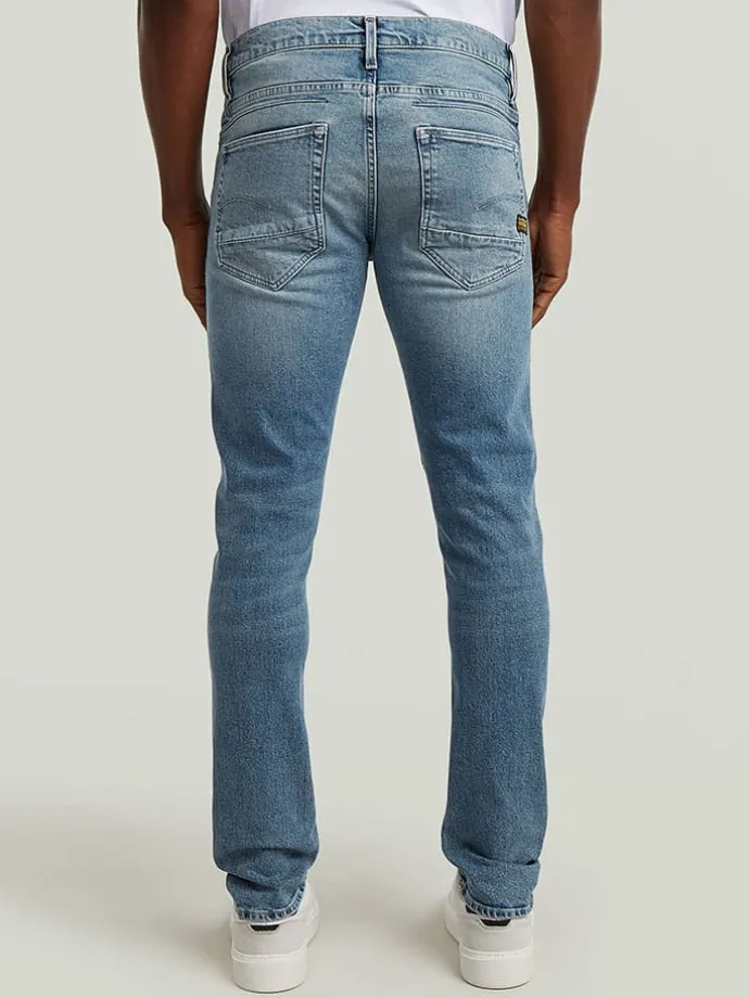 Spijkerbroek - slim fit - lichtblauw
