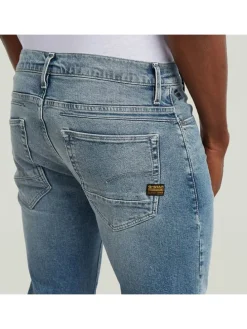 Spijkerbroek - slim fit - lichtblauw