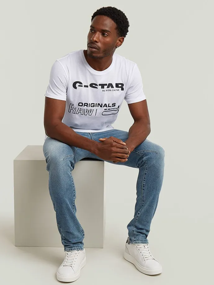 Spijkerbroek - slim fit - lichtblauw