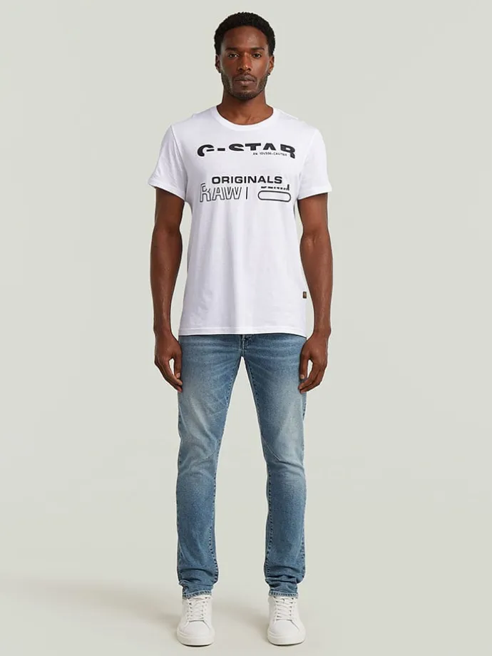 Spijkerbroek - slim fit - lichtblauw