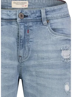 Spijkerbroek - slim fit - lichtblauw