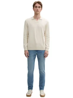 Spijkerbroek - slim fit - lichtblauw