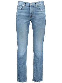 Spijkerbroek - slim fit - lichtblauw