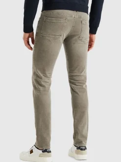 Spijkerbroek - slim fit - taupe