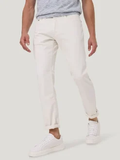 Spijkerbroek - slim fit - wit