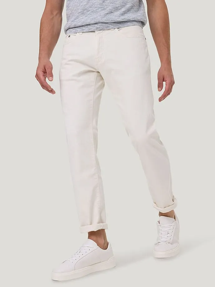 Spijkerbroek - slim fit - wit
