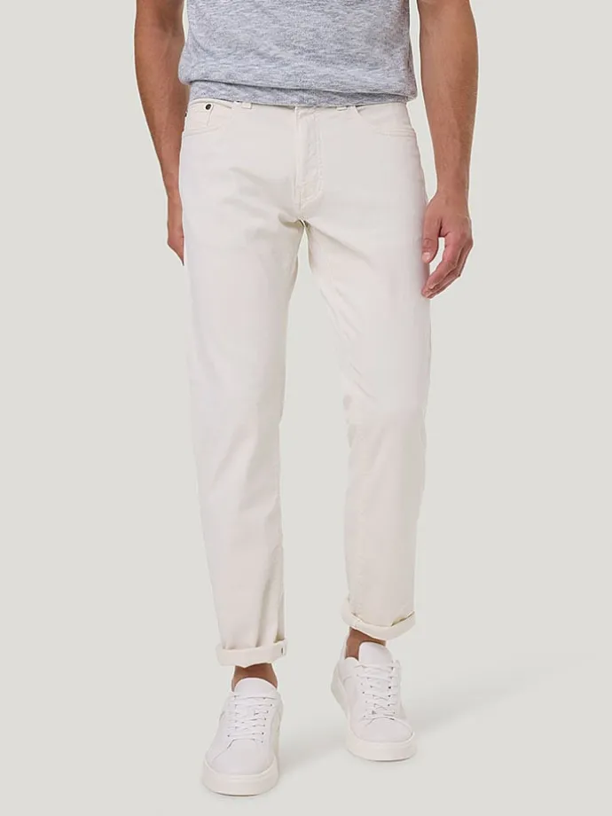 Spijkerbroek - slim fit - wit