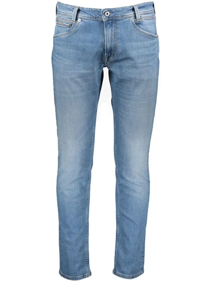 Spijkerbroek "Spike" - tapered fit - lichtblauw