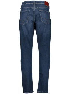 Spijkerbroek "Stanley" - tapered fit - donkerblauw