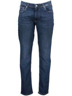 Spijkerbroek "Stanley" - tapered fit - donkerblauw
